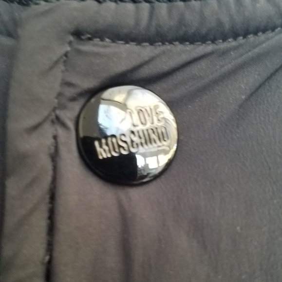 New Men's LOVE MOSCHINO Black Jacket